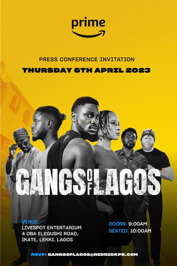 MediaRoomHub__'s tweet photo. MRH Coverage of “Gang of Lagos Press Conference in Lagos @livespotentertarium @primevideonaija #GangsOfLagosOnPrime #JapaToPrimevideo https://t.co/vPPMdxUJyj