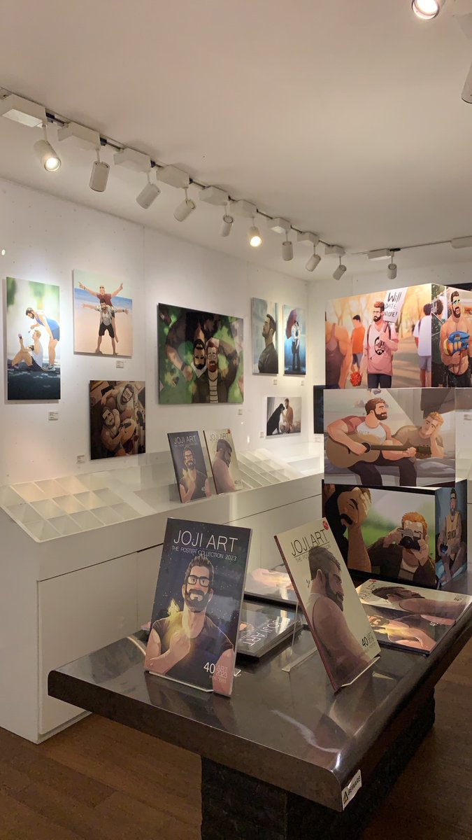JoJiArt's tweet image. For fans who missed a visit to my Love Stories exhibition, a selection of my works are now on view at the Art Tower, Hardcover bookshop at Open House, Level 6, Central Embassy. Check out this mini exhibition throughout Songkran until May here!