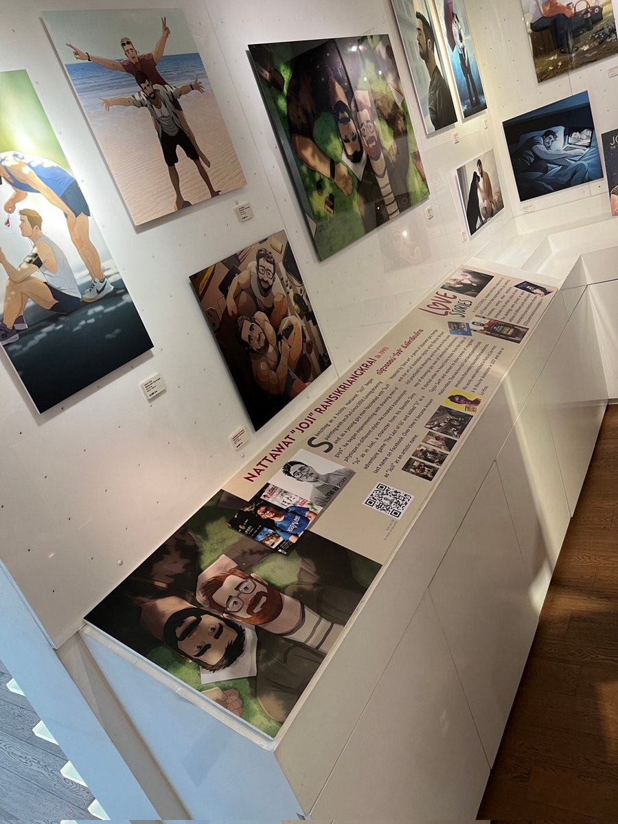 JoJiArt's tweet image. For fans who missed a visit to my Love Stories exhibition, a selection of my works are now on view at the Art Tower, Hardcover bookshop at Open House, Level 6, Central Embassy. Check out this mini exhibition throughout Songkran until May here!
