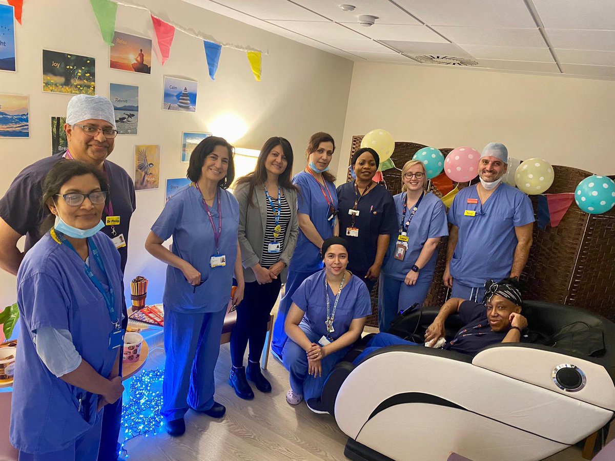 We are delighted to be launching a dedicated wellbeing room for everyone who works in maternity at Whipps Cross today, just a few weeks after our new wellbeing manager, Reena, started in post, to focus on the needs of this fabulous team!
#BHwellbeing