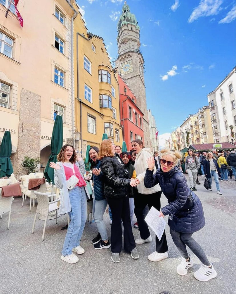 scsdoh's tweet photo. A few of the amazing sites our students are seeing while traveling abroad! In one day they ate each meal in three separate countries! #springbreak2023 #MoreToOffer #WildcatsAbroad #catpride https://t.co/QiYTDts6VA