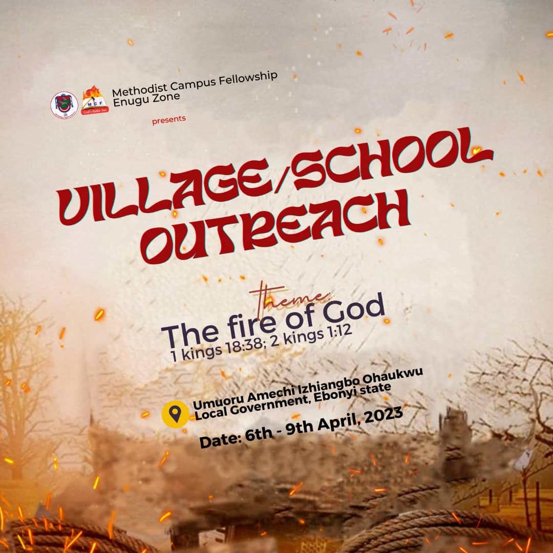 We are ready!
We March on, until the kingdom of God prevails!

The Zonal Village/School Outreach begins today
Theme: The Fire of God

Join us as we disseminate the word of Christ to men!
We are God's Battle Axe!

#TheFireofGod
#mcf_enuguzone
#mcfnational