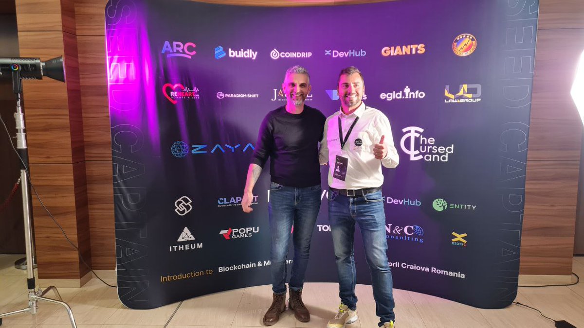 moonlorian's tweet photo. This past week @Moonlorian had the pleasure to attend and speak at the #SeedCaptainConference ๐ฅ
We had the opportunity to meet and share ideas with teams like @SeedCaptainX, @EgldInfo, @thecursedland, @clapartofficial and @arcstake among many others ๐
Let's keep building! ๐ https://t.co/FOIr52S1Kc