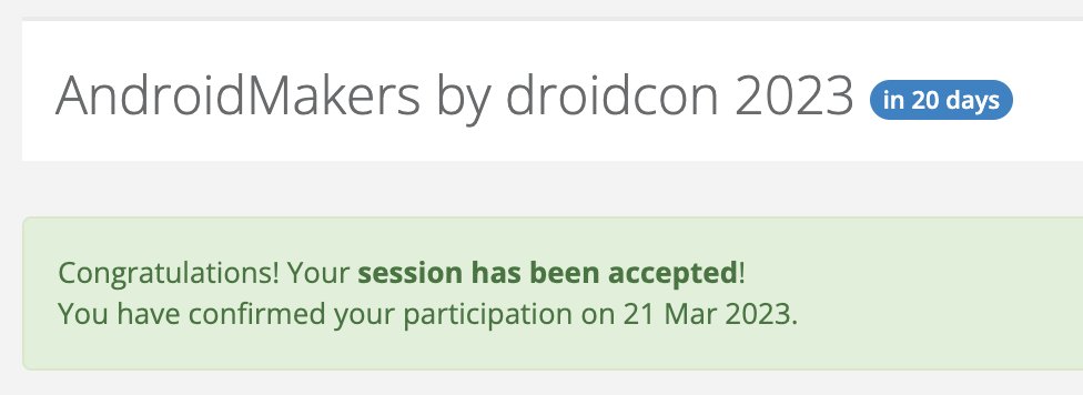 Super happy to share that I'll be speaking at <a href="/AndroidMakersFR/">Android Makers by droidcon 2026</a> in Paris✨April 27-28 about the journey of the Android white label process at <a href="/ioki_mobility/">ioki</a> 💙#AMxDC23 See you there!