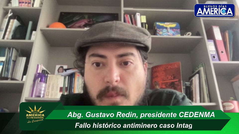 En #BuenosDíasAmérica nos acompaña <a href="/redingustavo/">Gustavo Redín G.</a>, <a href="/CEDENMA/">CEDENMA</a> para hablar “Fallo histórico antiminero caso Intag” por 93.3 FM y míranos por americaestereo.com/america-tv-gua… 
<a href="/cmurrietag/">CarloS MurrietA GarcíA</a> <a href="/longogalo/">Longo Galo</a>