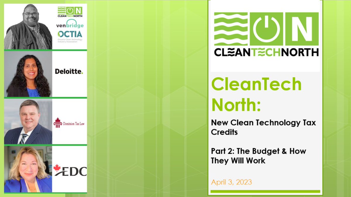 CleanTech North tweet media