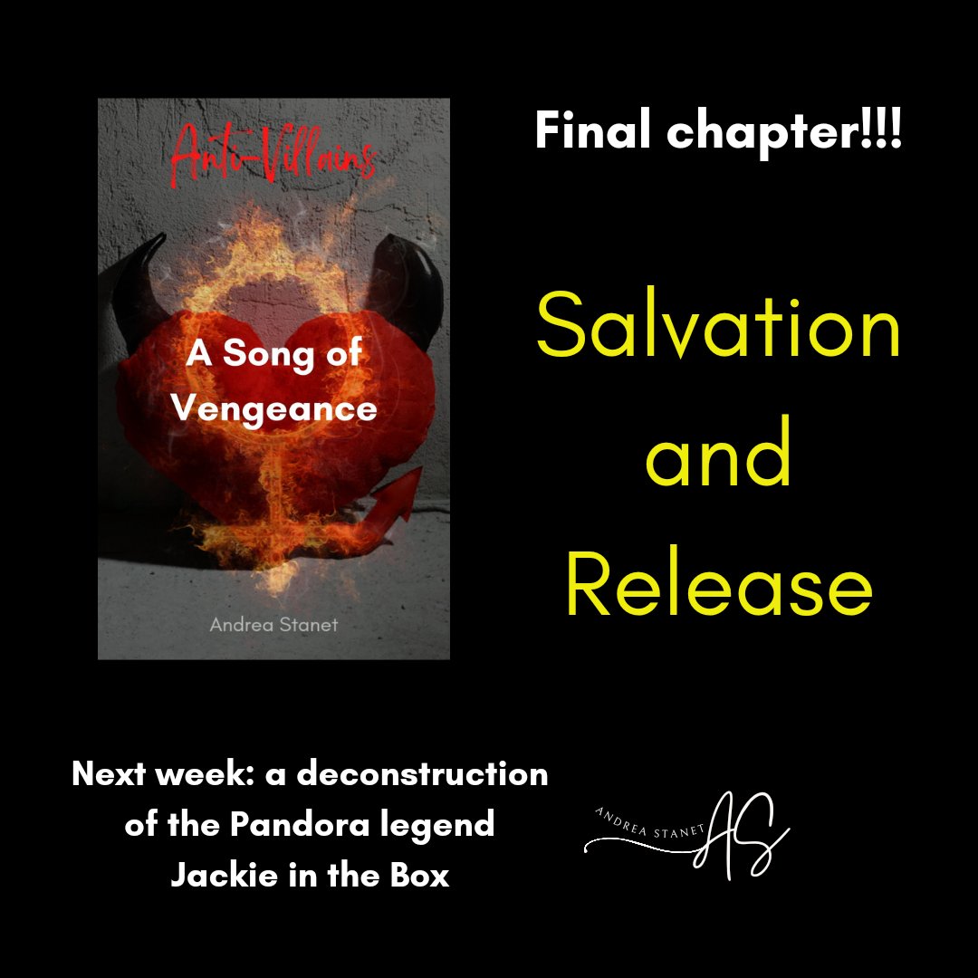 A Song of Vengeance final chapter!

Next week: Jackie in the Box
A deconstruction of the Pandora legend

#SpeculativeFiction
#FeministFiction
#amwriting 
#SerializedFiction