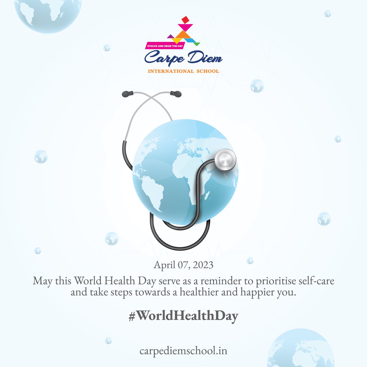 Let's empower our students to take charge of their health and well-being🏃‍♀️

#HealthyStudents #WorldHealthDay #CarpeDiemInternationalSchool #CBSESchoolInRajpura #SmartSchool #Education #School #SchoolLife