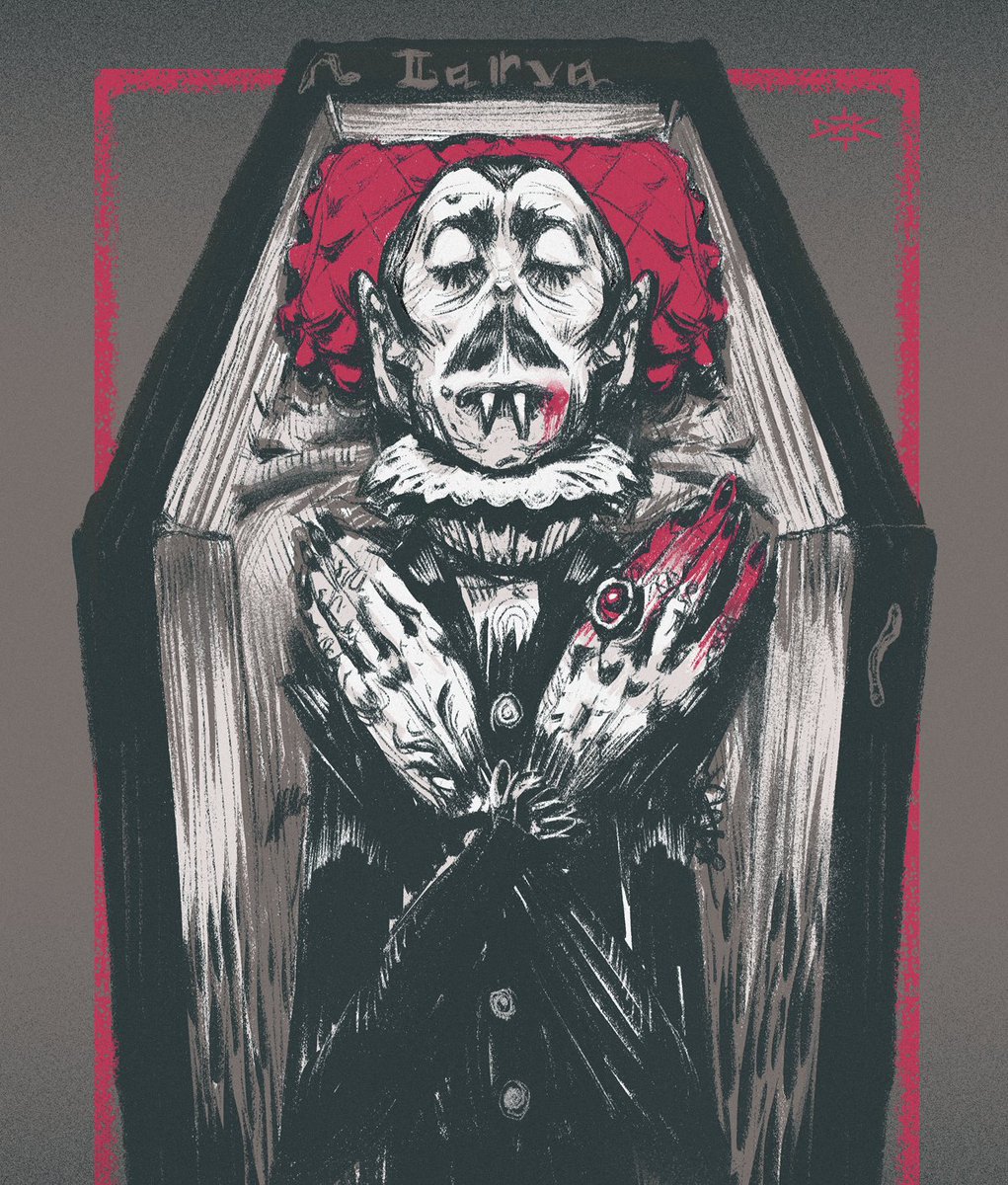 "Espacio interior" - 2020 #dibujo #vampiro