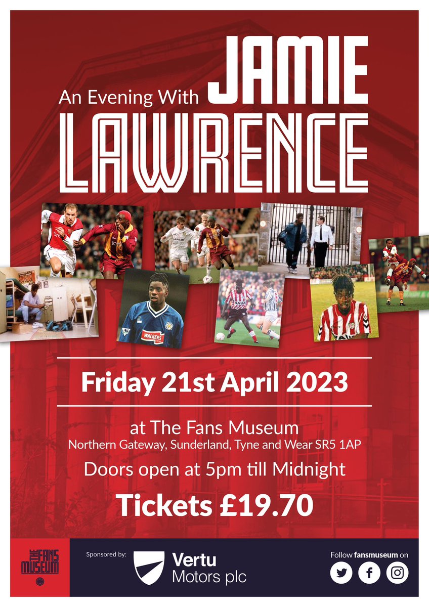 What a night this will be folks, no holds barred, stories you just don't get a chance to hear 👂 

Please contact us and we will pass on our bank details, only 30 tickets left 🙌🏻⚽️