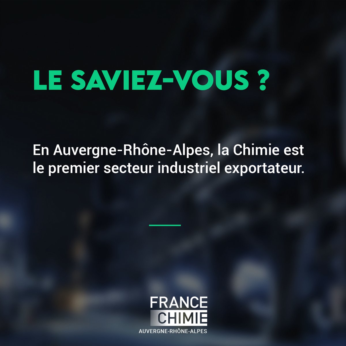 chimie_aura's tweet photo. La Chimie AURA dispose d'un tissu industriel dense, d’un réseau de transport efficace, d’un accès à des compétences de haut niveau garantissant la compétitivité sur les marchés internationaux. La #ChimieAURA se positionne ainsi leader des secteurs industriels régionaux à l'export https://t.co/sVeHEYEONL