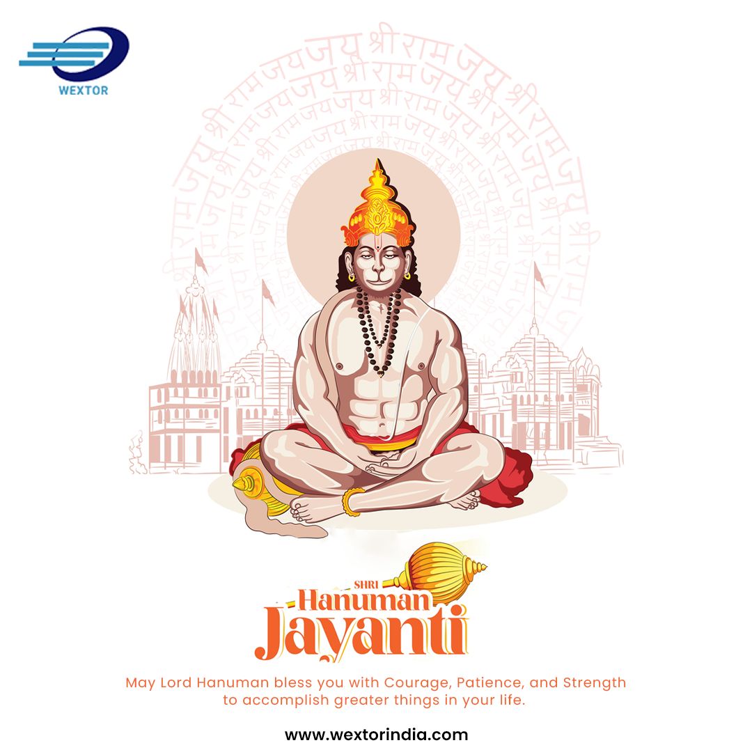 WextorIndia's tweet photo. Wishing you happiness and success, glory and celebrations, goodness, and good fortune in your life on the auspicious occasion of Hanuman Jayanti 2023.📷
#wextorindia #hanumanjayanti #happinessandpeace #festivalsofindia #jaihanumanji #hanumanjayanti https://t.co/3ENjKba4Yv