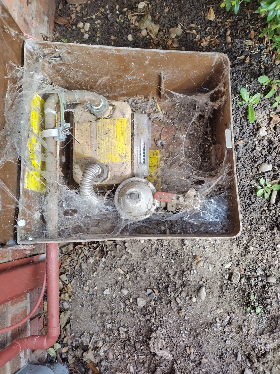 EricCir62379716's tweet photo. Just had my gas meter removed free of charge by James from Octopus Energy.

Before and after.

Money saved on Gas standing charges will pay for 1,000 kWh of electricity. https://t.co/rubGVAnla1
