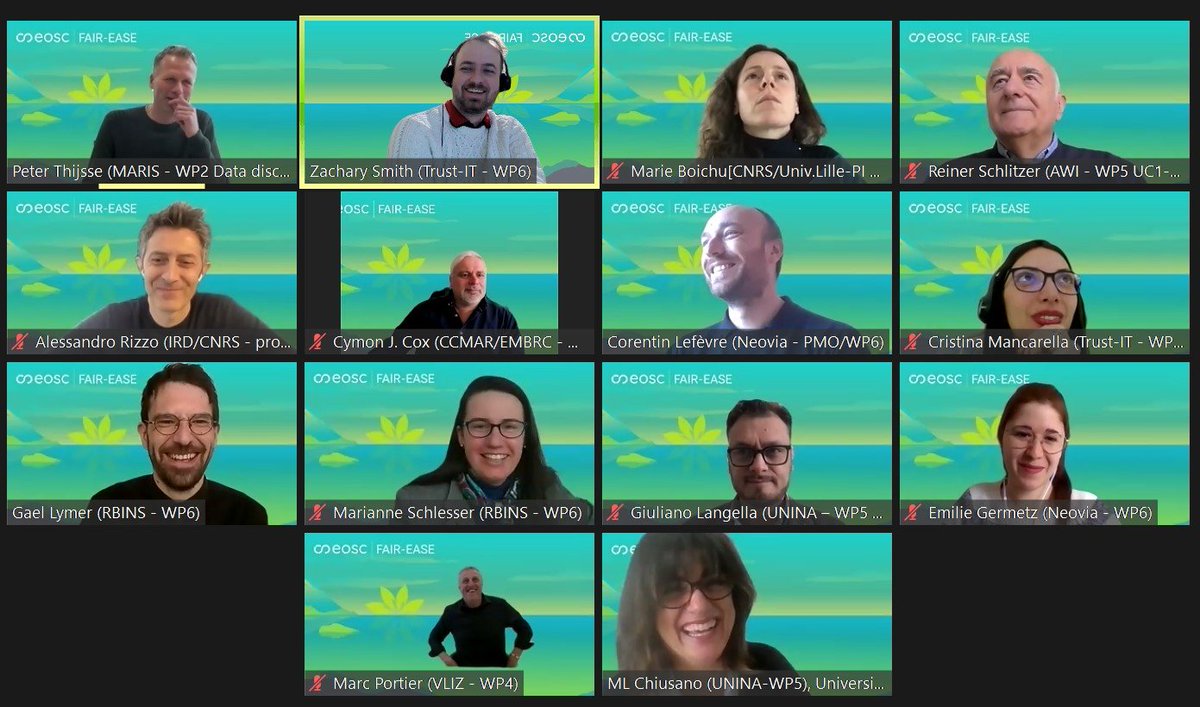 🥳Thank you! Such an interactive audience today, asking challenging, fruitful questions to an amazing set of speakers from #FAIREASE and its Use Cases participants! Keep following our developments for #interoperable #environment #earth &amp; #biodiversity data! @eoscassociation