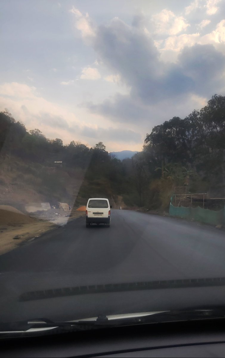 NH 29 between Kohima and Dimapur looks like a fulfillment of a long cherished dream. Not sure how long it will last but I am very grateful to G20 summit 🙏😂 
#Nagaland #stories #G20Summit #RoadClosureUpdate
