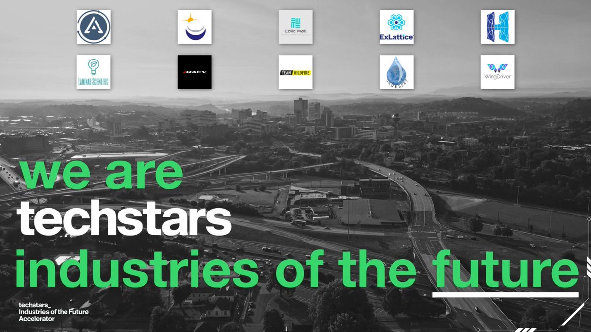 Tricia Martinez (@triciatita) on Twitter photo I'm thrilled to introduce the 10 companies making up our second <a href="/TechstarsFuture/">Techstars Industries of the Future Accelerator</a> class! With the support of our incredible partners <a href="/ORNL/">Oak Ridge Lab</a>, <a href="/TVAnews/">Tennessee Valley Authority</a>, and <a href="/UTKnoxville/">UT Knoxville</a> - these #startups have the potential to solve some of our most pressing problems with their emerging #tech. I'm thrilled to introduce the 10 companies making up our second <a href="/TechstarsFuture/">Techstars Industries of the Future Accelerator</a> class! With the support of our incredible partners <a href="/ORNL/">Oak Ridge Lab</a>, <a href="/TVAnews/">Tennessee Valley Authority</a>, and <a href="/UTKnoxville/">UT Knoxville</a> - these #startups have the potential to solve some of our most pressing problems with their emerging #tech.