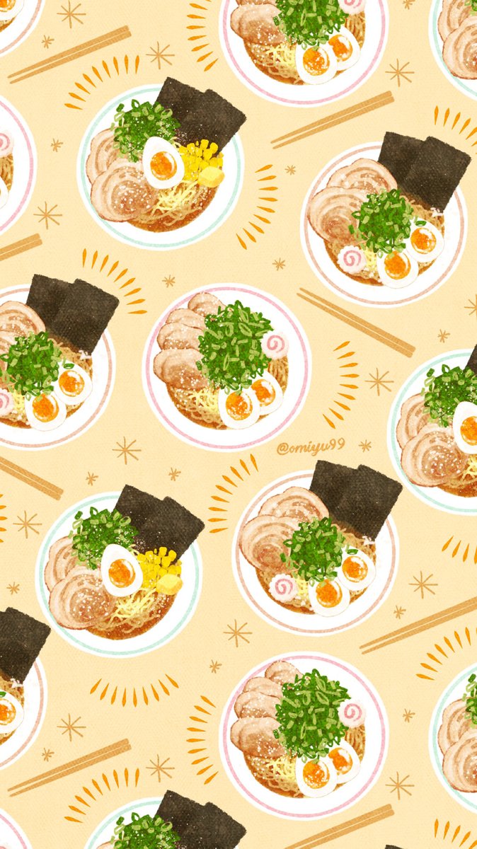 ラーメンな壁紙🍜