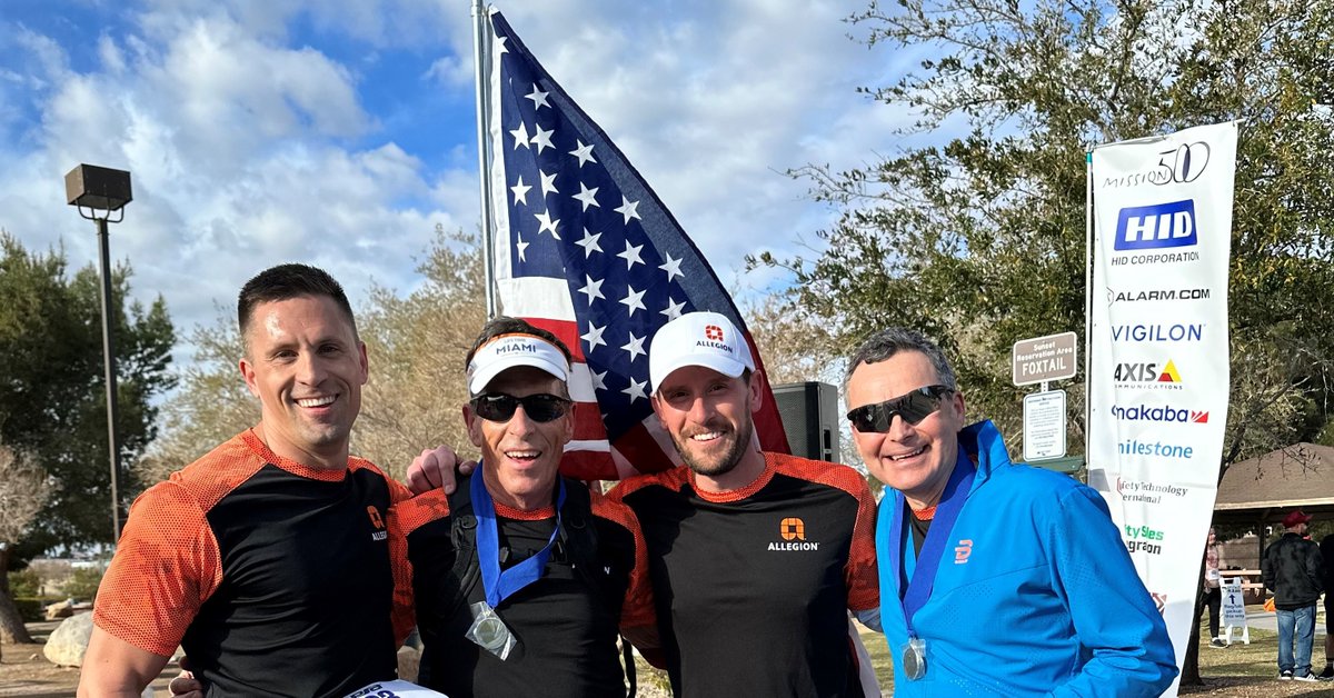 fzain_allegion's tweet image. This morning, the Allegion Team geared up and participated in the Mission 500 Security 5k/2k. 

Now, it&apos;s off to the most exciting trade show in the world. 

If you&apos;re here at ISC West, stop by booth #23037!

#AllegionISCWest2023 #ISCWest2023 #Security5k #AllegionTeam