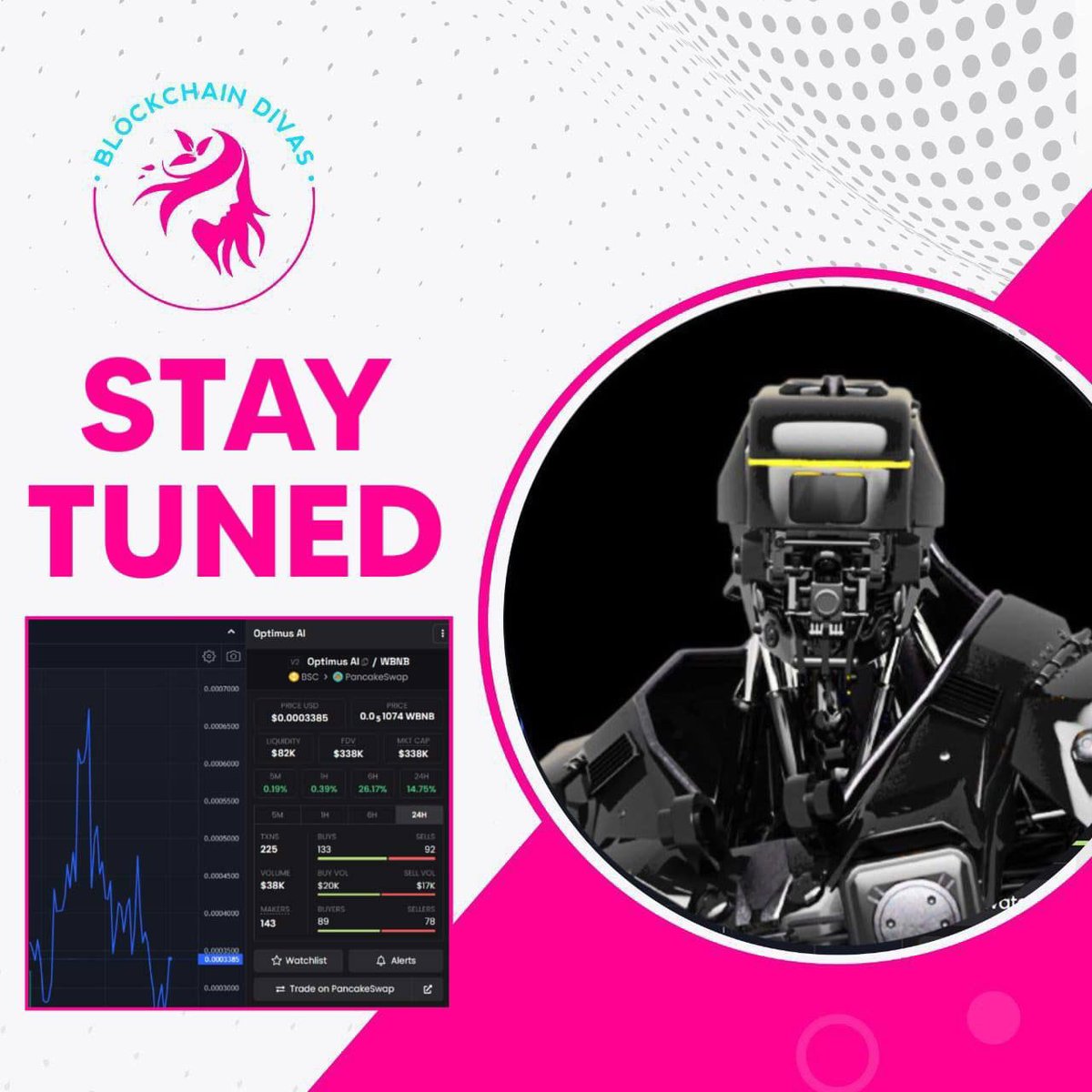 CryptoSerah's tweet photo. Blockchaindivas next promo is Optimus AI 

Buy link : https://t.co/q02JWOEmcX…

Social accounts : 

https://t.co/hFg2g1Copl…
https://t.co/iArXeGy2Dr…
https://t.co/bFVlXKxmVF… https://t.co/qqCxBAjSOJ