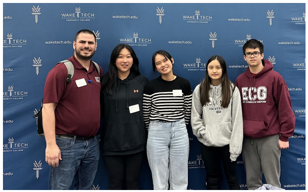 GCSchoolsNC's tweet photo. Four students in the Early College at Guilford Math Club attended the State Math Contest Qualifier, competing against 200 middle and high school students to qualify for the annual State Math Contest. Congrats to Karen Zhang and Irene Xu who were among the 8% to qualify! https://t.co/vMvxcRfks1