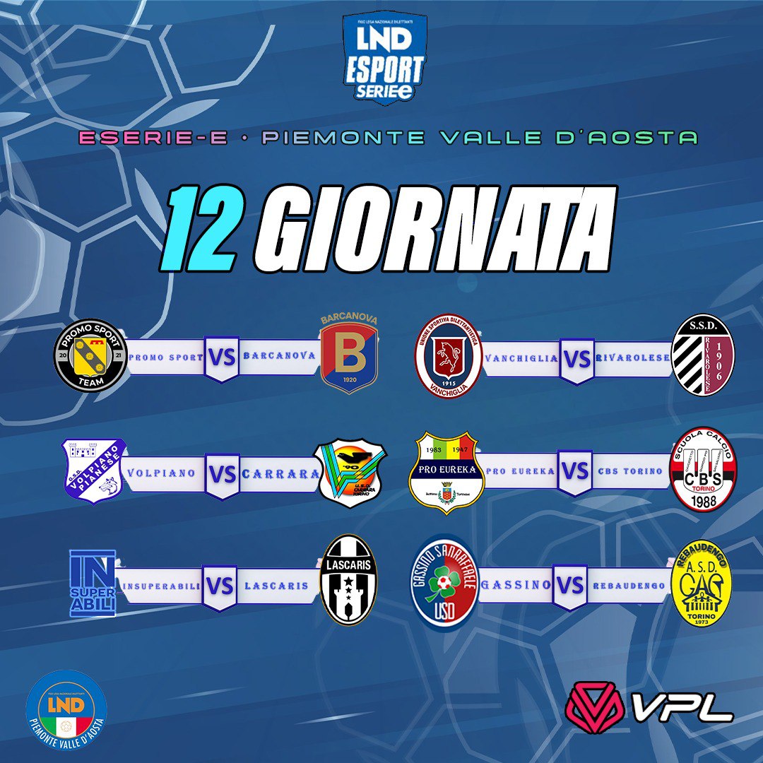 Siamo alla dodicesima giornata di Campionato Regionale Lnd eSports 🎮⚽💪🏻

#WeAreBarcanova #usdbarcanova #calcio #fifa23 #sport #ilovethisgame #equalgame #fifa #playstation4 #esports #lnd 

@lndpiemontevda @legadilettanti_esport @playstation @easportsfifa