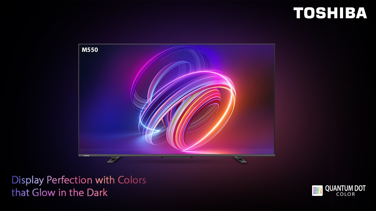 ToshibaTV_India's tweet photo. Display perfection in ultra-vivid colors, with better contrast for deeper darks & brighter brights. Witness the magic of #Toshiba #M550 Quantum Dot TV, designed for your viewing pleasure
Buy Now
Flipkart - https://t.co/Wy73pflUDI
Amazon - https://t.co/AzgzdaPops
#ToshibaIndia https://t.co/JWMzuNrRyz