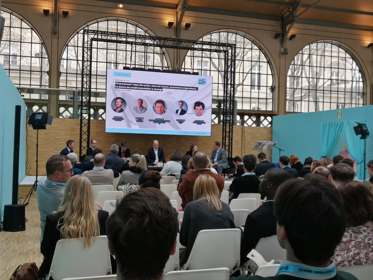 🎤 La conférence « Financement : taux des prêts, taux de l'usure, assurance emprunteur… La donne du crédit immobilier a changé» va bientôt commencer !

📍 Avec la participation de Agnès Bruhat, Gabriel CUMENGE, Laurent DENIS, Frédéric FIGER &amp; Olivier Lendrevie
#SPI