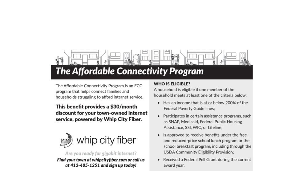 Whip City Fiber Affordable Connectivity Program schoolsofwestfield.org/article/106648…