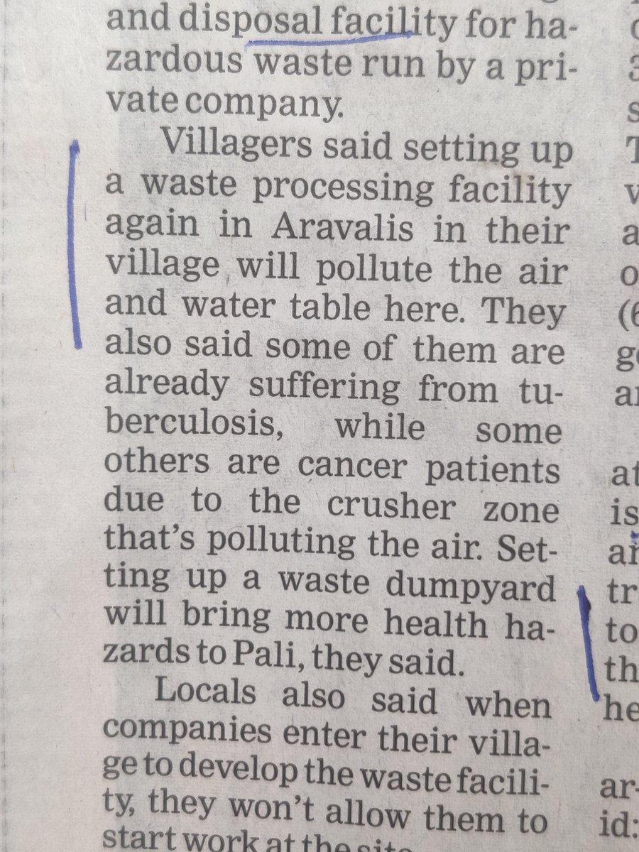 SethiRuchikaT's tweet photo. Earmarking more #Aravalli land for cities waste for another landfill-spoiling air water soil-is this even ethically morally,legally,constitutionally right? 
CM ji pls implement #MunicipalWardLevelResourceRecoveryPlan-its the only way out
 https://t.co/WM73niVA57
@VishakhaKaulTOI https://t.co/m01Ixi1SLT