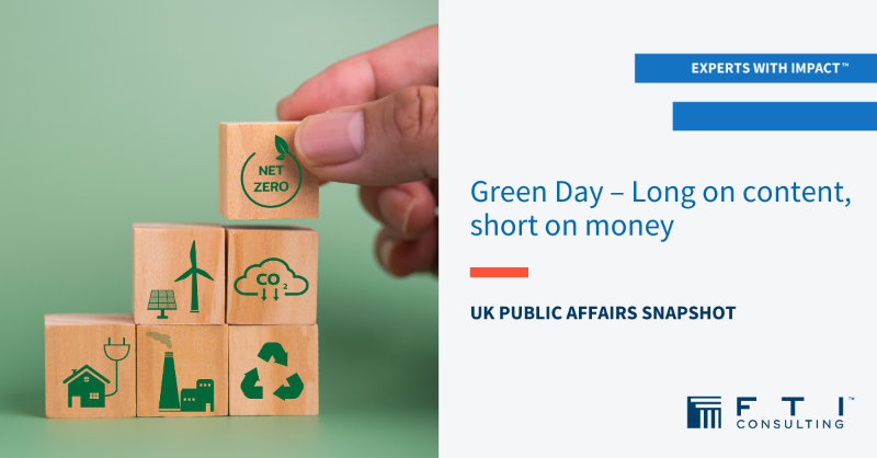 FTI_SC's tweet photo. Last week saw the UK Government publish its latest plans to transition to net zero, dubbed #GreenDay. While new money was in short supply, there was a welcome focus on delivering some of the Government’s previous commitments. Read more here: https://t.co/AJsXlNZ1v9 #UKPolitics