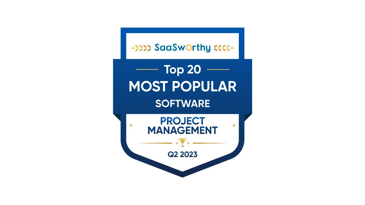 saasworthy's tweet photo. SaaSworthy ranks ActiveCollab as the Most Popular Software in Project Management.
https://t.co/bY48JCTjT2
Well done team @activecollab!
#saasworthy #activecollab #awards #projectmanagement #saas https://t.co/OGx1Up2Q4g