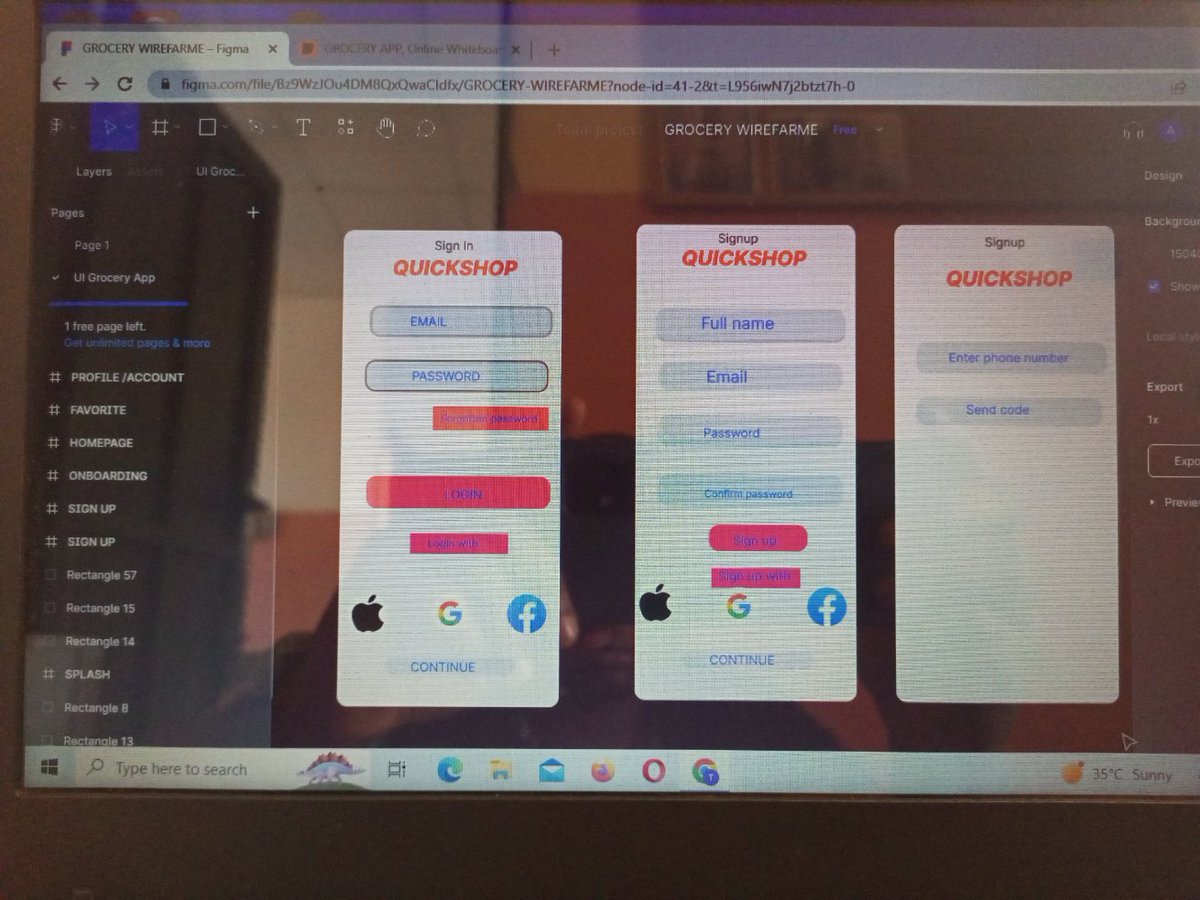 AmaKings7's tweet image. Wireframe of a grocery mobile app currently working....#fofph #fofphbootcamp #designsprint #fofphdesignsprint #uiuxdesign #UIUXDesigner
@feyishow