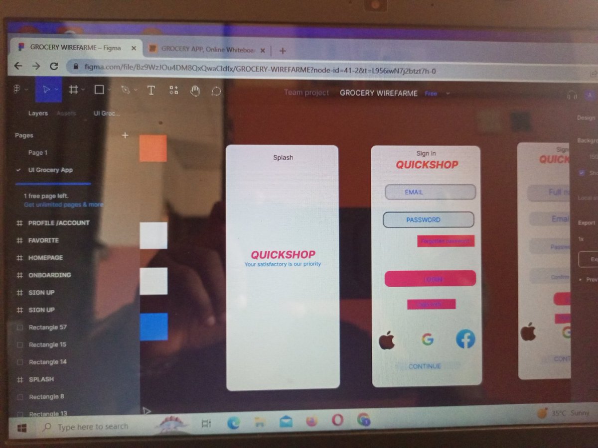 AmaKings7's tweet image. Wireframe of a grocery mobile app currently working....#fofph #fofphbootcamp #designsprint #fofphdesignsprint #uiuxdesign #UIUXDesigner
@feyishow