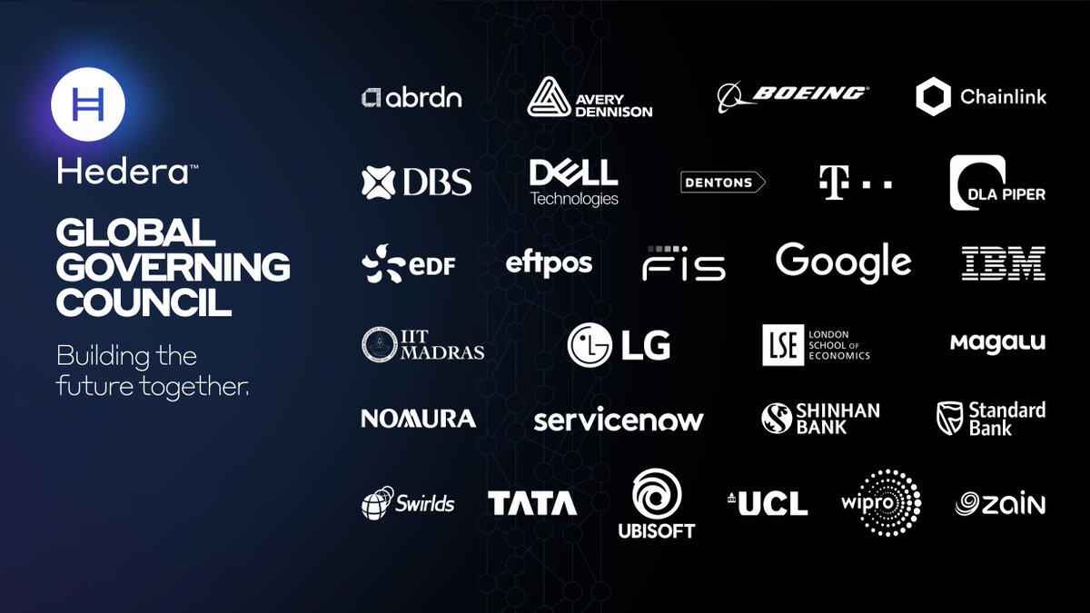 Zepzi's tweet photo. There's a lot of fast, low cost, environmentally efficient chains. These are no longer differentiators. Look for the chains with clear competitive advantage 🏆 

@Hedera's (#HBAR) Governing Council and clear institutional adoption makes it one of these 👇

https://t.co/fipa3044Ei https://t.co/Z2RStCkJ5o