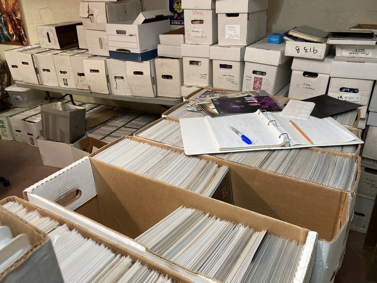 TheComicHunter's tweet photo. I got two more want lists yesterday and I'm profoundly grateful. 
Keep 'em coming, filling lists is my second favourite thing to do with comics!
(buying more comics is my fave, of course) https://t.co/sOUMV0tS0s