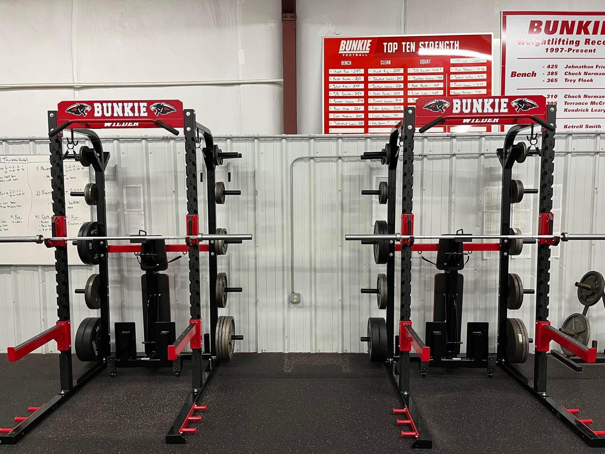 The Easter Bunny came early and passed by the Panther weightroom! The new racks came out great! Thanks to all our Lift-a-Thon supporters for making this possible…#PantherPride