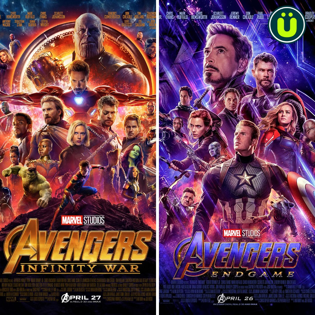 UberFacts on Twitter ""Avengers Infinity War" and "Avengers Endgame
