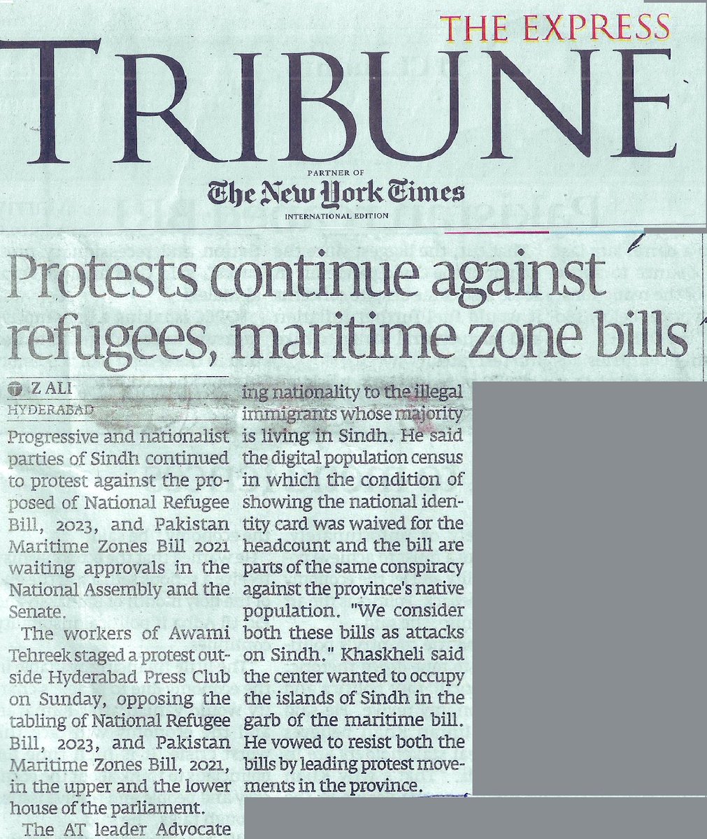 #SindhRejectRefugeeBill2023