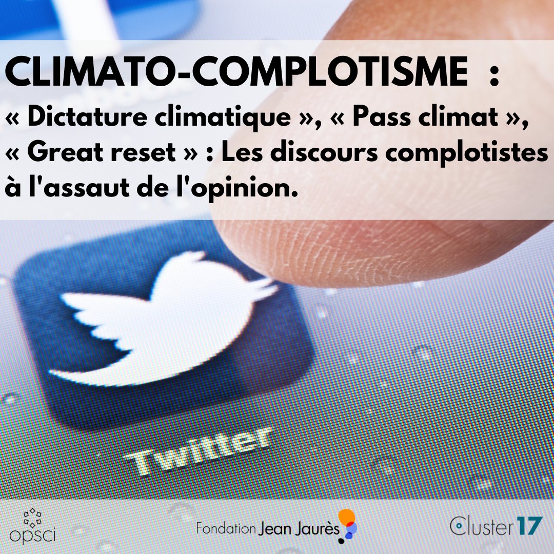 j_jaures's tweet photo. 📊🌿 « Dictature climatique », « Pass climat », « Great reset »...

Comment le climato-complotisme envahit l'opinion publique ?

Étude de la Fondation avec #opsci et @Cluster_17 : https://t.co/EzG4LVizCf https://t.co/IFaws8Y2k5