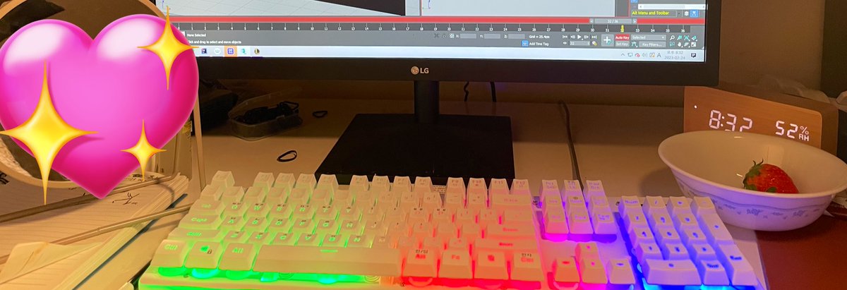 ❥𓂃𓏧
#트친소 #공부계_트친소

3d 모델링,리깅,애니메이션,이펙트,버츄얼 만들고 다루는 취준생입니다~! 

목표는 디즈니에 들어가는 것이에요!

작업기록은 주로 글로 올라갑니다~!
(저작권 때문에 작업물이 직접 올라가지 않아서• ᴗ •̥ ˳ ˳)❤︎ꔛ❜