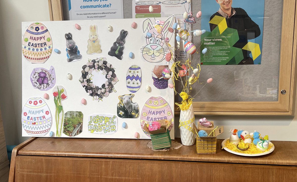 New Spenser Ward (@spenserward2) on Twitter photo The start of Easter week activities on the ward 🐣❤️ <a href="/NursingSabp/">Nursing_SABP</a> <a href="/Lorna_Payne/">Lorna Payne</a> <a href="/jo_lynch11/">Jo Lynch</a> <a href="/sabpNHS/">Surrey and Borders Partnership NHS Foundation</a> The start of Easter week activities on the ward 🐣❤️ <a href="/NursingSabp/">Nursing_SABP</a> <a href="/Lorna_Payne/">Lorna Payne</a> <a href="/jo_lynch11/">Jo Lynch</a> <a href="/sabpNHS/">Surrey and Borders Partnership NHS Foundation</a>
