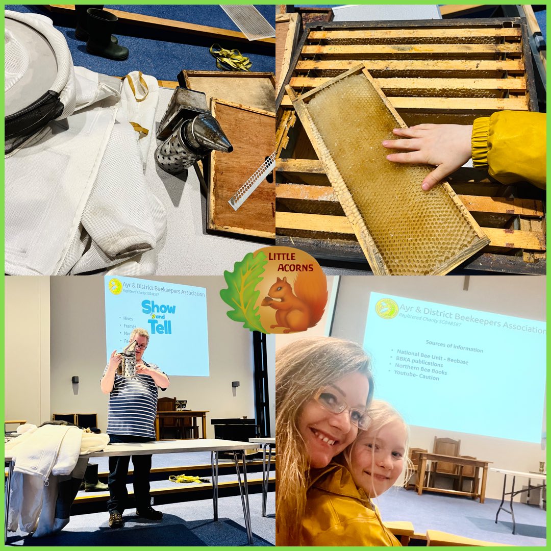 LittleAcornsCIC's tweet photo. 49 yrs beekeeping and this lovely gent takes the time to share his knowledge &amp; experience with the youngest recruits. Thank you Brian and @AyrBeekeepers We can’t wait to visit the apiary next week &amp; learn from the best 🐝🍯 #beekeeping #intergenerationallearning #youngbeekeepers https://t.co/6OfqaP8bBL