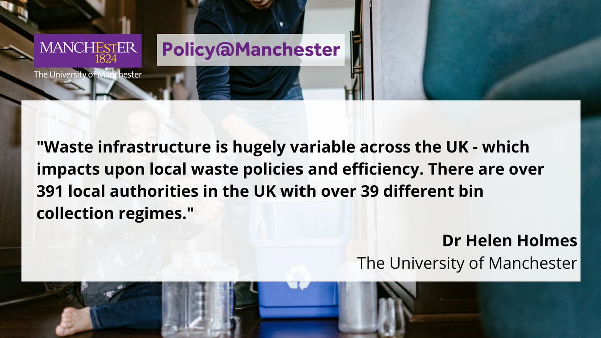 🙋 Do UK policies to tackle plastic waste actually create further challenges in an already overburdened &amp; siloed plastic supply chain?

📣 <a href="/DrHEHolmes/">Helen Holmes</a> calls for government to support an overhaul of UK plastic policy in this article:

blog.policy.manchester.ac.uk/posts/2023/03/…

<a href="/ManchesterSCI/">ManchesterSCI</a>