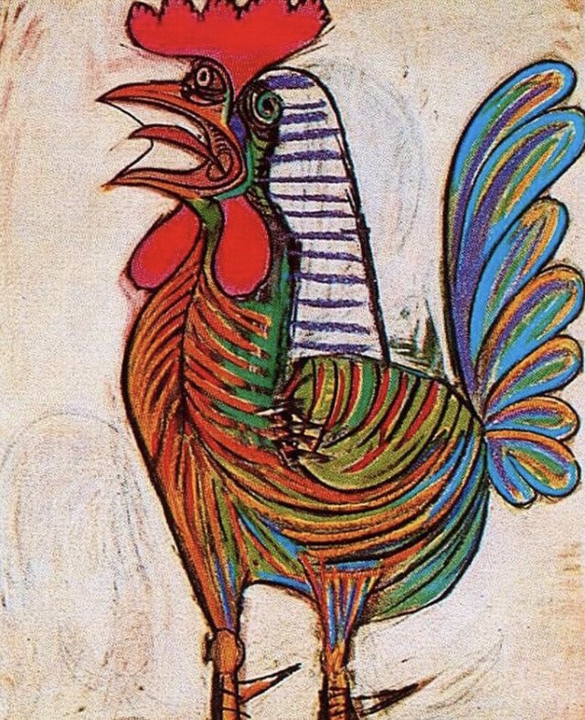juditibarcelona's tweet photo. #Elgall
#Picasso 1938 https://t.co/bzMoWKgCiP