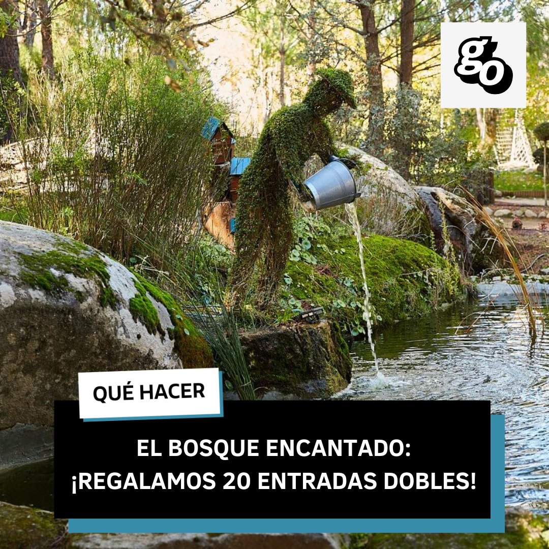 #Madrid, S. M. de Valdeiglesias: "El Bosque Encantado", un lugar diferente para disfrutar de la naturaleza en familia.

¡REGALAMOS 20 ENTRADAS DOBLES!⬇️
guiadelocio.es/madrid/plan/el…

#SemanaSanta2023 #planesconniños #quehacerenmadrid #ocio #planesfamiliares <a href="/Bosque_madrid/">El Bosque Encantado</a>