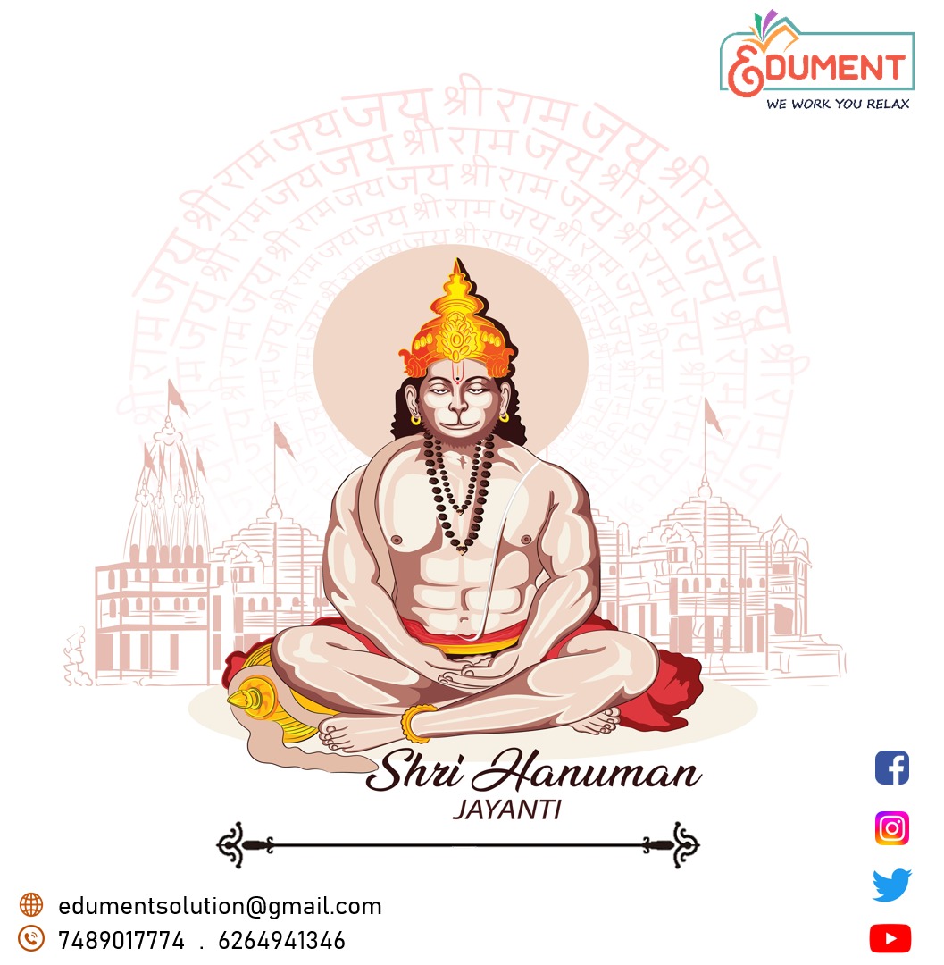 EdumentSolution's tweet photo. Edument wishes all empowerment to you.
#edumentsolution #edument #schoolmanagementsoftware #schoolassociations #schoolaccount #hanumanji #spftwaresolutions #edumentechnologies #session23_24 #schoolgroup #edumentfortwitter https://t.co/bEZG9yF9vZ