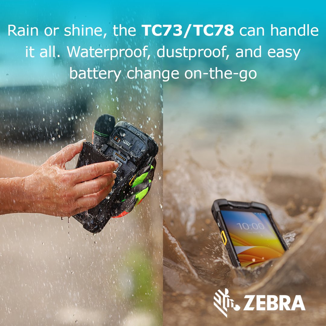 kestronics's tweet photo. The @ZebraTechnology TC73 (Wi-Fi) and TC78 (Wi-Fi/cellular), the ultimate mobile computers for the new age of mobility! 💻📱 As the latest addition to the ultra-rugged TC7X family, the TC73 and TC78 are tougher, lighter and thinner.

#ZebraPartner https://t.co/ip4d6naydg