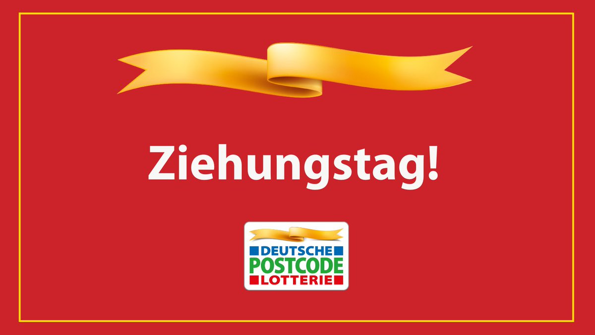 Heute ist wieder Ziehungstag! Und dass sogar schon zum 80. Mal. Wir drücken allen Teilnehmer*innen die Daumen und sind gespannt, welchen #Postcode wir als nächstes überraschen dürfen. #PostcodeEffekt 🍀