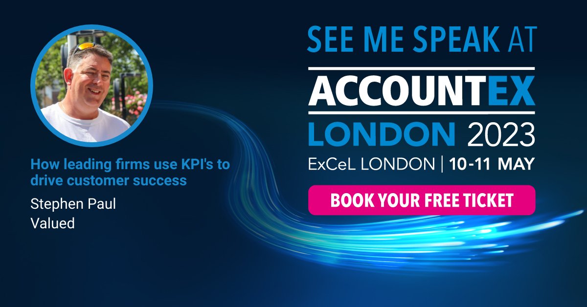 Visiting Accountex London 2023?
Our very own Stephen is delighted to be joining a panel of fantastic speakers at this years event.
We are really looking forward to the 2 day event.  Book your free ticket and join me there! Let us know you're coming!

#AccountexLondon  #accounting