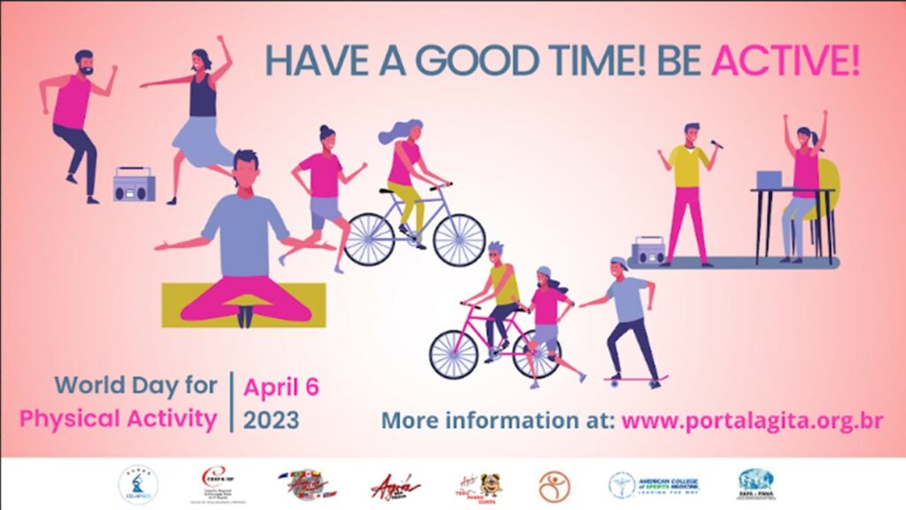 Today is World Day for Physical Activity! This year’s theme – “Have a Good Time! Be Active!” – emphasizes the importance of fun. If we enjoy physical activity, we are more likely to keep it up! Learn more 👉🏼  ispah.org/world-day-for-… 
#WDPA2023 #BeActive #HaveaGoodTime <a href="/ISPAH/">ISPAH</a>